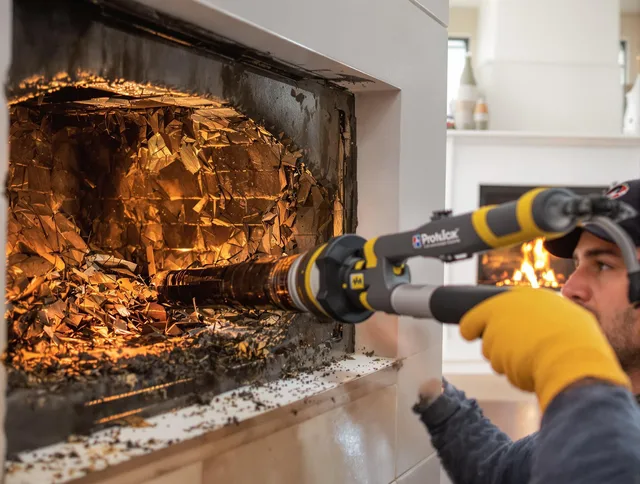 Professional chimney cleaning by La Verne Chimney Sweep in La Verne, CA