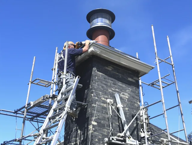 Sturdy chimney crown finished by La Verne Chimney Sweep in La Verne, CA