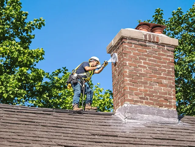 La Verne Chimney Sweep performing an inspection with advanced tools in La Verne, CA