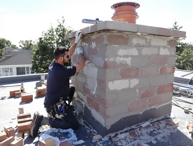 Advanced chimney repair process by La Verne Chimney Sweep in La Verne, CA