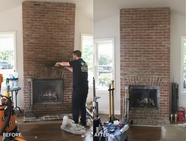 Finished chimney sweeping service by La Verne Chimney Sweep in La Verne, CA
